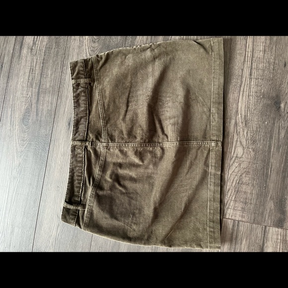 Urban Outfitters BDG Army Green Corduroy Skirt - Picture 2 of 3